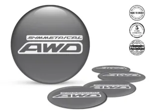 Subaru Ruota Adesivi Versione Etichette Cupola Silicone